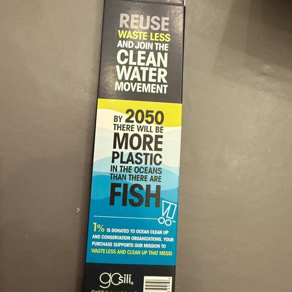 goSili reusable silicone Ocean Cups, straws and Ocean lids and straws bundle - Picture 7 of 15